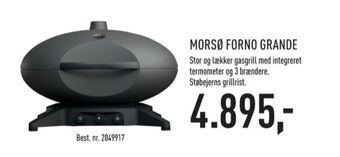 Johannes Fog Morsø gasgrill tilbud