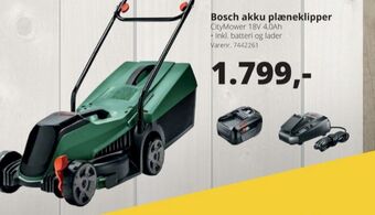 10-4 Byggecenter Bosch plæneklipper tilbud