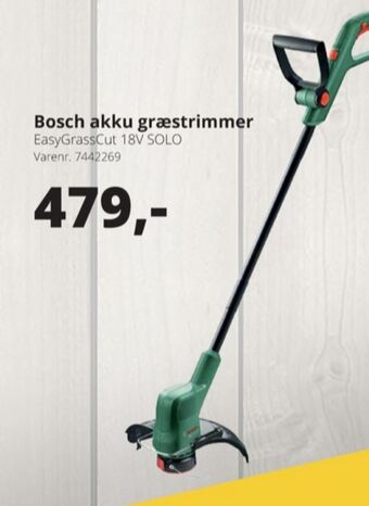 10-4 Byggecenter Bosch græstrimmer tilbud