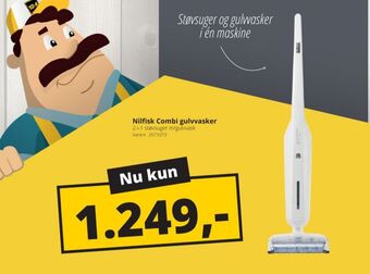 10-4 Byggecenter Nilfisk gulvvasker tilbud