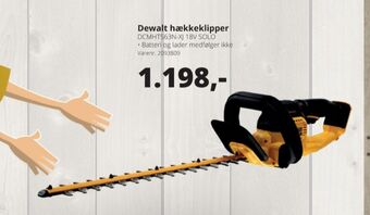 10-4 Byggecenter Dewalt hækkeklipper tilbud