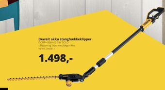10-4 Byggecenter Dewalt hækkeklipper tilbud