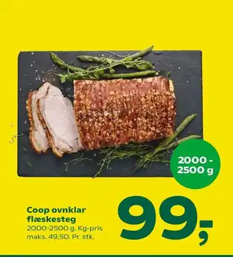 Coop 365 Coop ovnklar flæskesteg tilbud