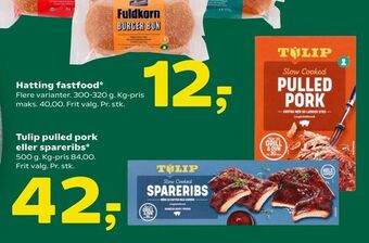 Coop 365 Tulip pulled pork eller spareribs tilbud