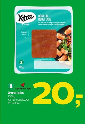 Coop 365 Xtra laks tilbud