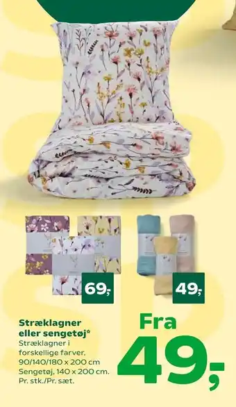 Coop 365 Stræklagner eller sengetøj tilbud