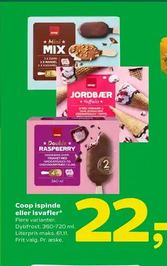 Coop 365 Coop ispinde eller isvafler tilbud