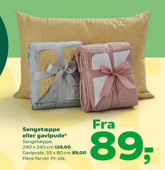 Sengetæppe eller gavlpude