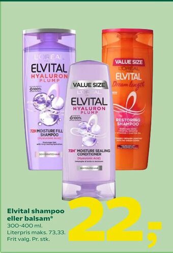 Elvital shampoo eller balsam