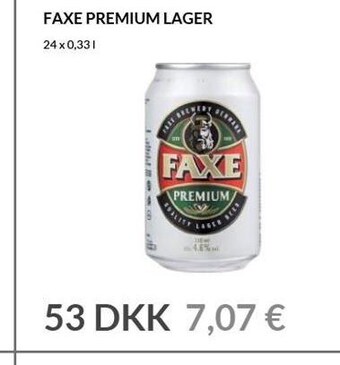 Nielsen's Discount Faxe premium lager tilbud