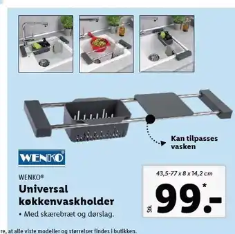 Lidl Universal køkkenvaskholder tilbud
