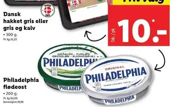 Lidl Philadelphia flødeost tilbud