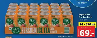 Lidl Aqua d'Or Ice Tea Zero tilbud