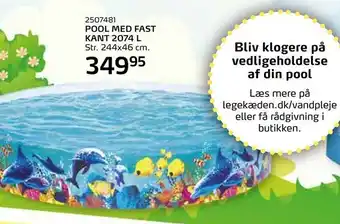 Pool med fast kant 2074 l