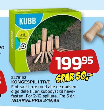 Kongespil i træ
