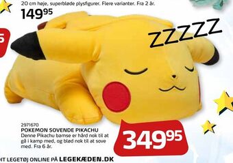 Legekæden Pokemon sovende pikachu tilbud