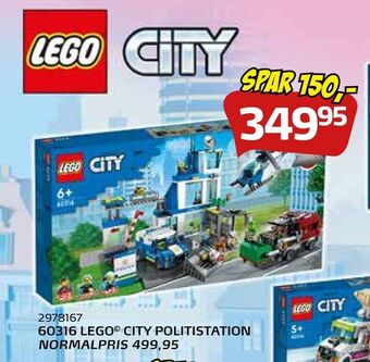 Legekæden 60316 lego © city politistation tilbud