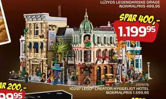 Legekæden 10297 lego © creator hyggeligt hotel tilbud