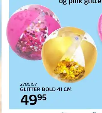 Legekæden Glitter bold 41 cm tilbud