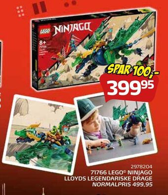 Legekæden 71766 lego © ninjago lloyds legendariske drage tilbud