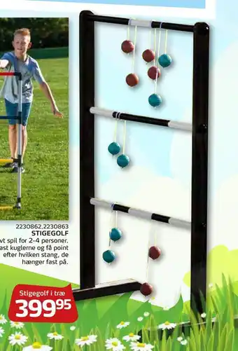 Stigegolf i træ