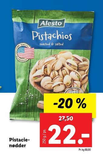 Lidl Pistacienødder tilbud