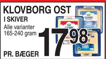 ABC Lavpris Klovborg ost tilbud