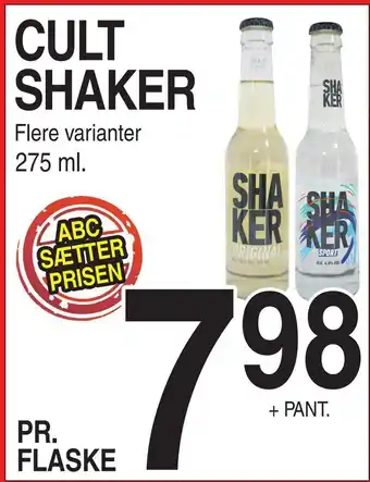 ABC Lavpris Cult shaker tilbud