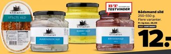 Netto Bådsmand Sild 250-550 g tilbud