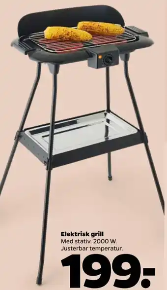 Netto Elektrisk grill 2000 W tilbud