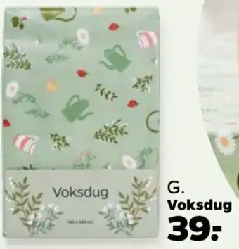 Netto Voksdug 140 x 240 cm tilbud