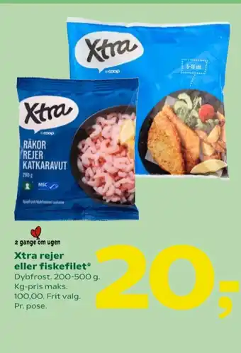 Coop 365 Xtra fiskefileter tilbud