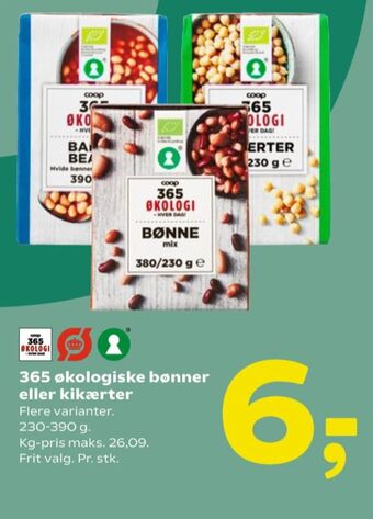 Coop 365 Coop 365 bønner tilbud