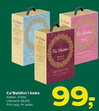 Coop 365 Fernet branca italiensk rødvin tilbud