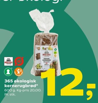 Coop 365 Coop 365 rugbrød-skiver tilbud