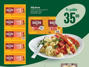 Min Købmand Tulip bacon tilbud