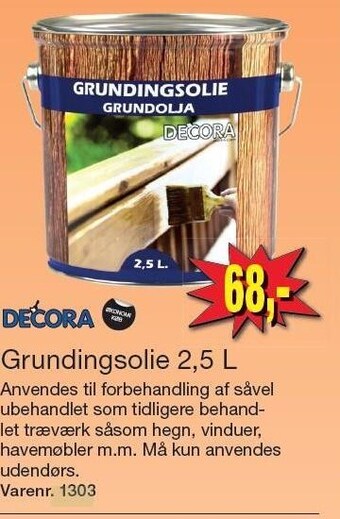 Harald Nyborg grundingsolie tilbud