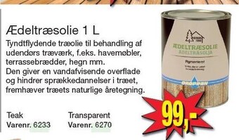Harald Nyborg Ædeltræsolie tilbud