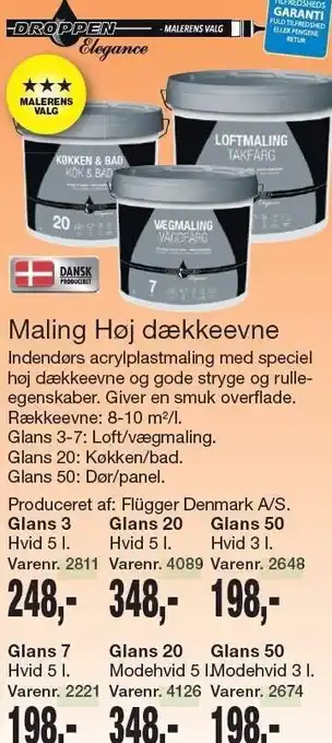 Harald Nyborg Maling - Høj dækkeevne 3L tilbud