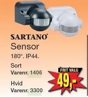 Harald Nyborg Sartano Sensor - Frit valg tilbud