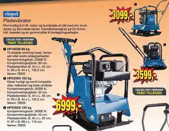 Harald Nyborg Pladevibrator 125kg tilbud