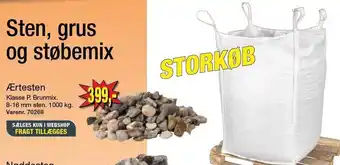 Harald Nyborg Sten, Grus og støbemix - Ærtesten tilbud