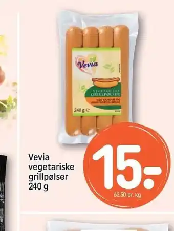 REMA 1000 Vegetariske grillpølser tilbud