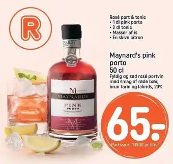 REMA 1000 Maynard's pink porto tilbud