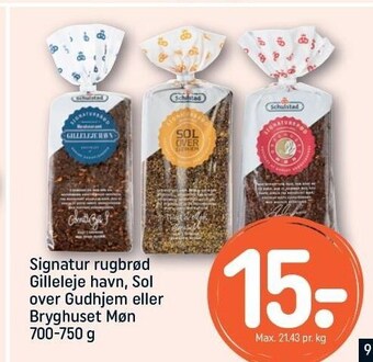 REMA 1000 Signatur rugbrød tilbud