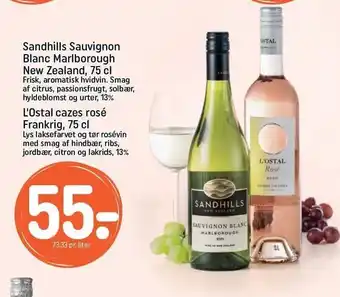 Sandhills Sauvignon el. L'ostal Cazes rosé