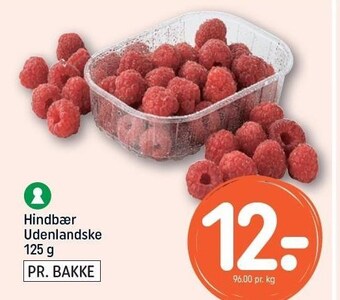 REMA 1000 Hindbær tilbud
