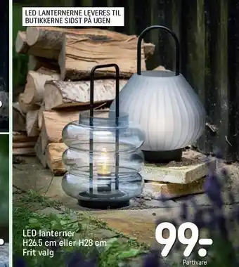 REMA 1000 LED lanterner tilbud