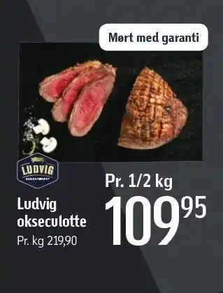 Føtex Ludvig okseculotte pr. ½ kg tilbud