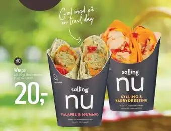 Wraps - Flere varianter